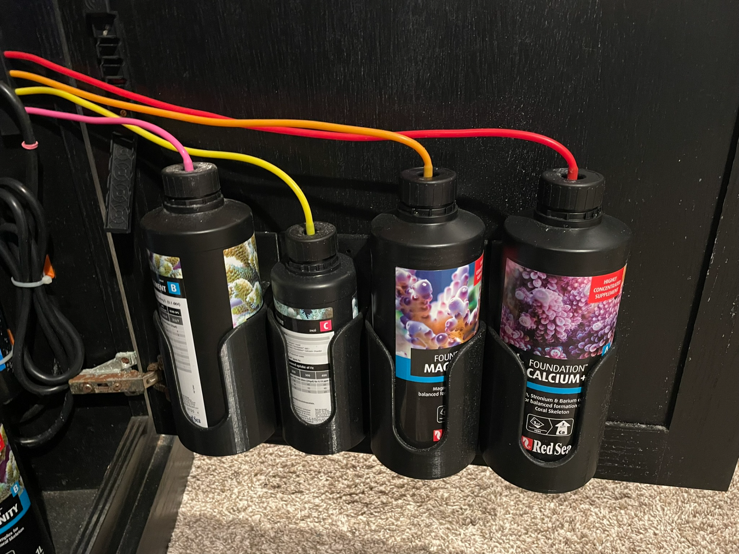 Red sea supplement holder to suit 500ml & 1L bottles 