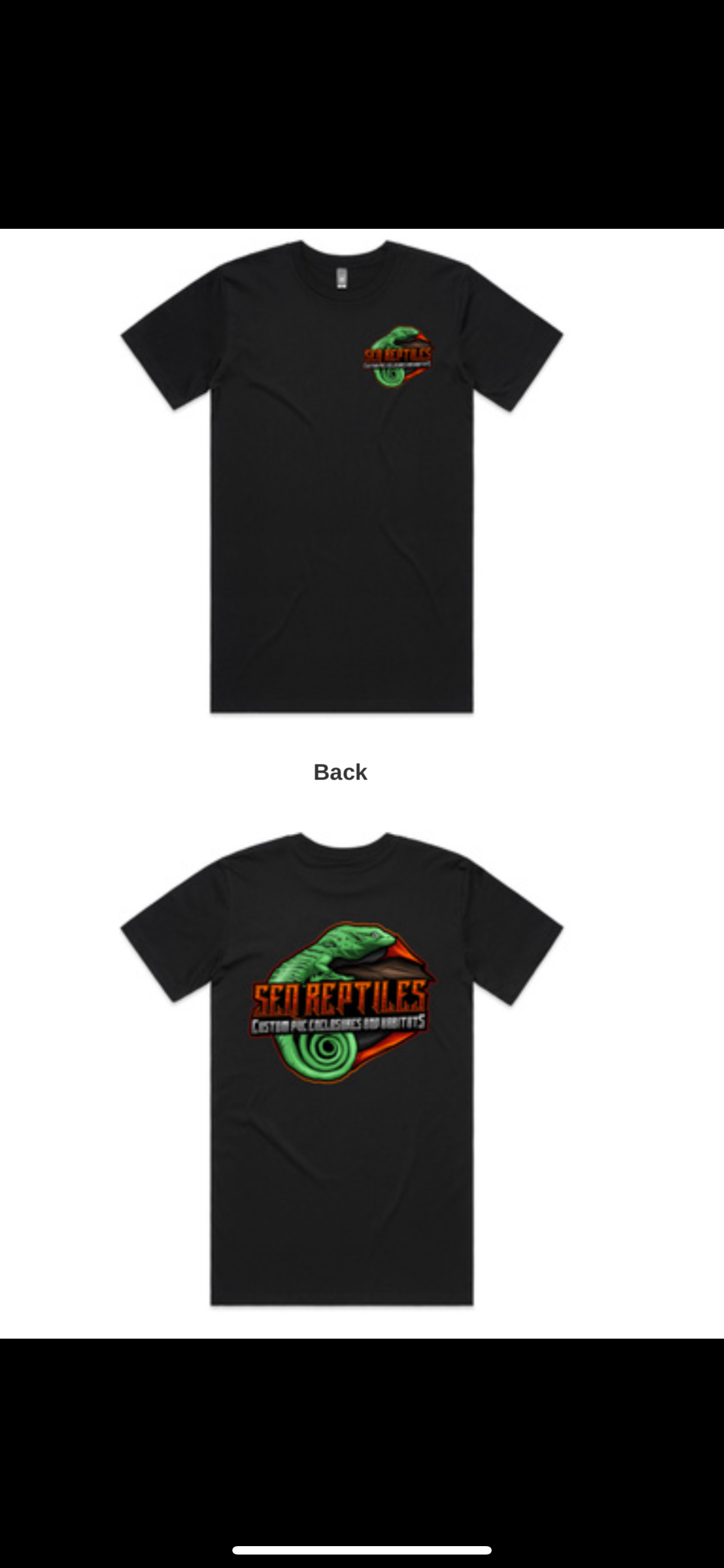 SEQ Reptiles Tee shirt